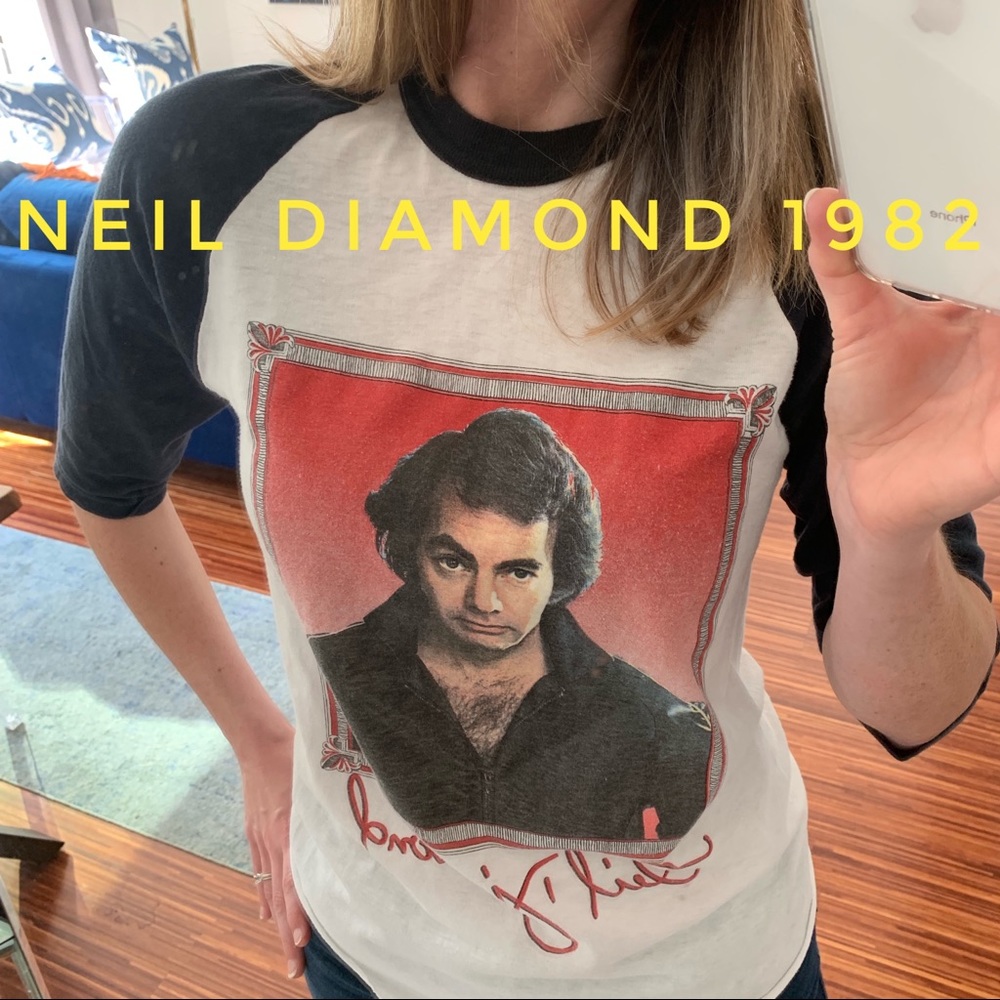 Vintage Concert Tee / T-Shirt (Neil Diamond 1982)